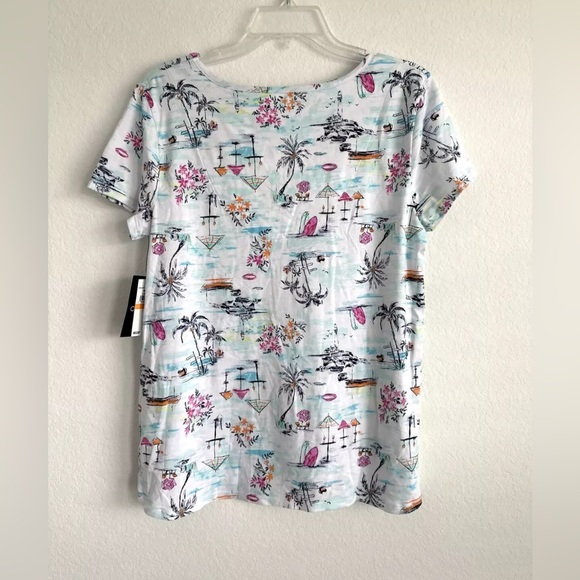 Cuddl Duds Short Sleeve Top & Boxer Shorts Pajama Set Size S - Picture 3 of 6